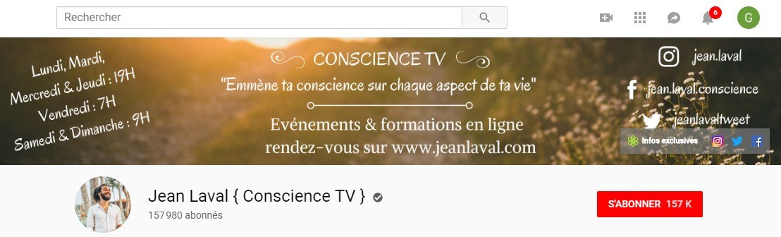 Banniere chaine Youtube