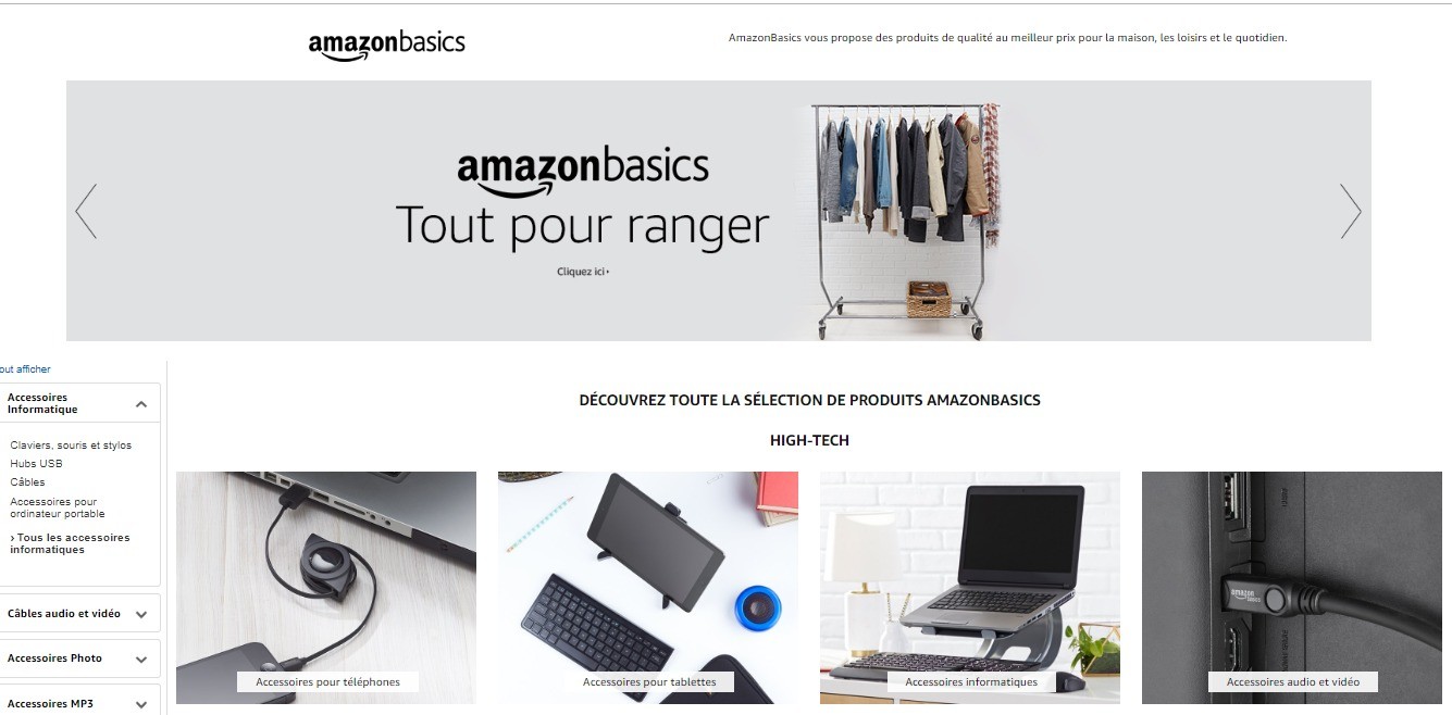 store amazon basics