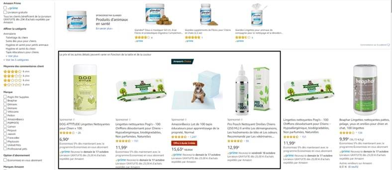 amazon ads sponsored products exemple