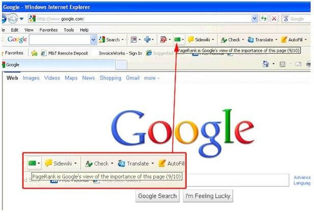 pagerank-toolbar seo