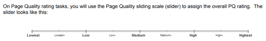 systeme notation quality raters