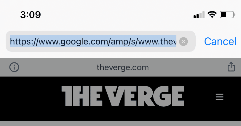 exemple amp the verge