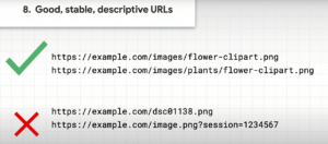 Google : si possible, ne pas modifier les URL des images