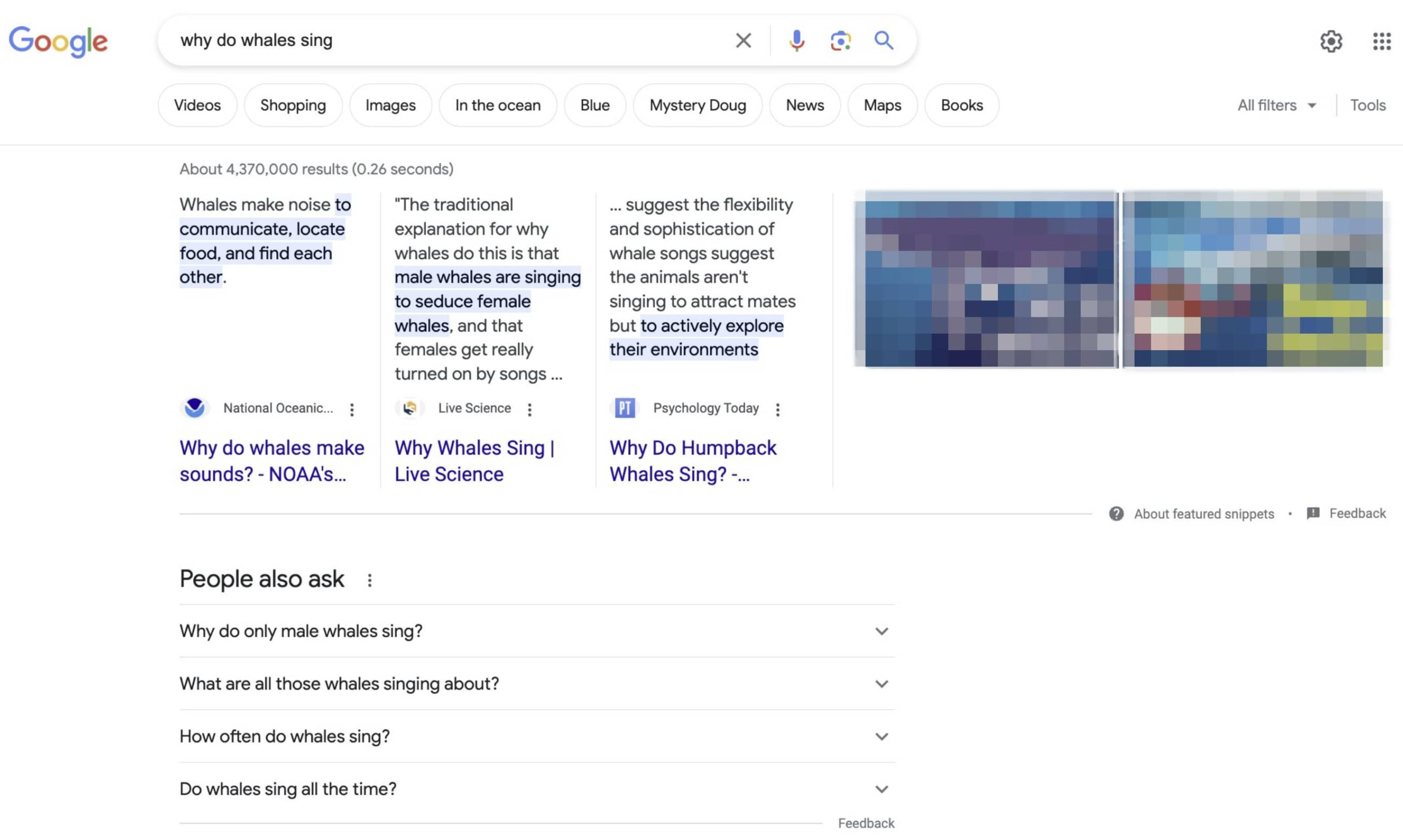 triple featured snippets
